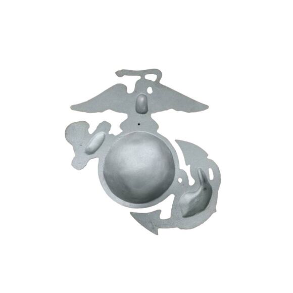 Very Old and Rare Cast Iron Semper Fidelis Wall Hanging, Light Gold Color - Picture 5 of 5